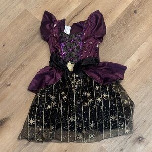 Purple and Black Starry Kids Costume